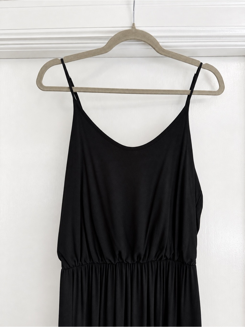 Lush Black Spaghetti-Strap Maxi Dress - Picture 2 of 5